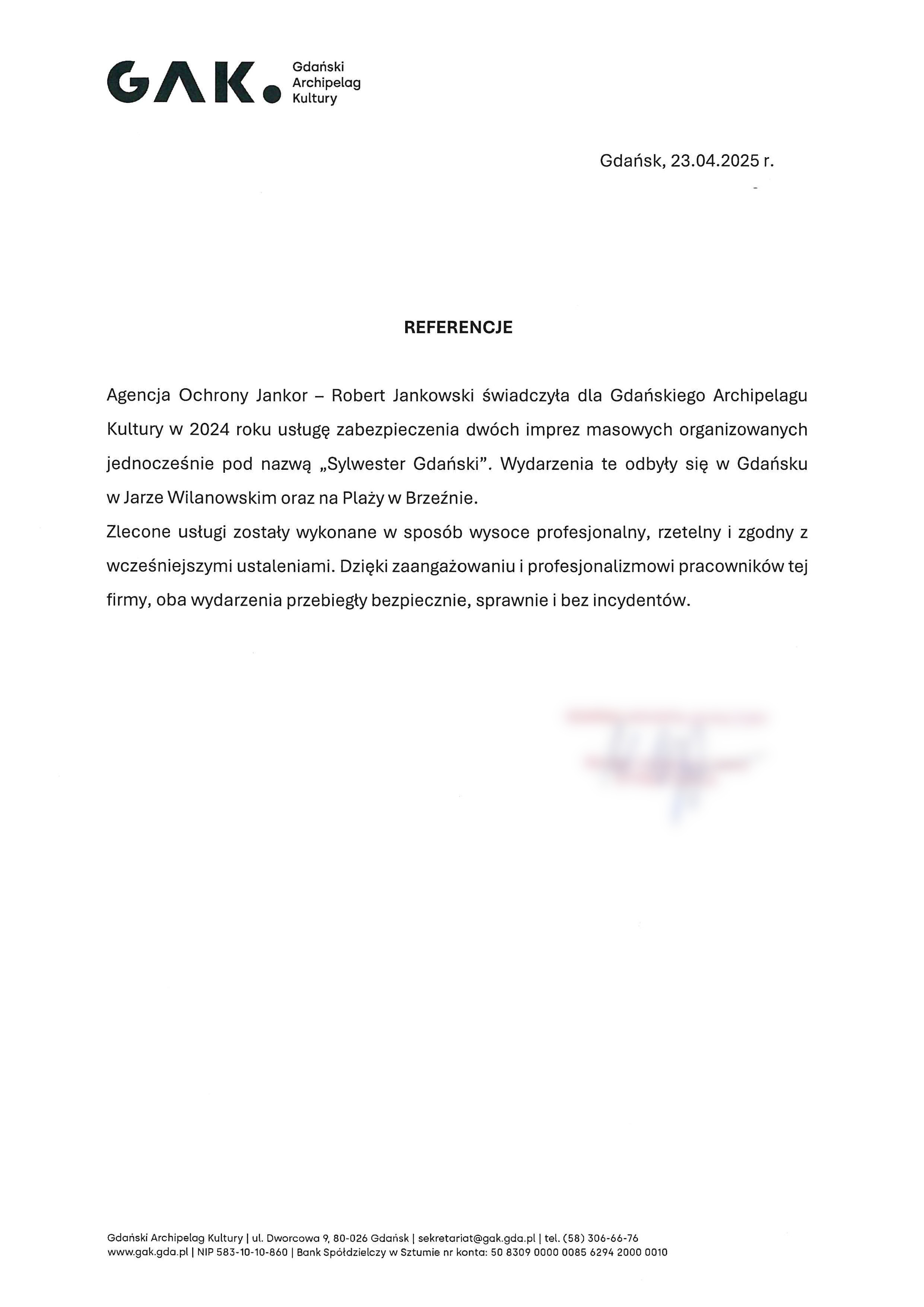 Rekomendacje Gdański Archipelag Kultury